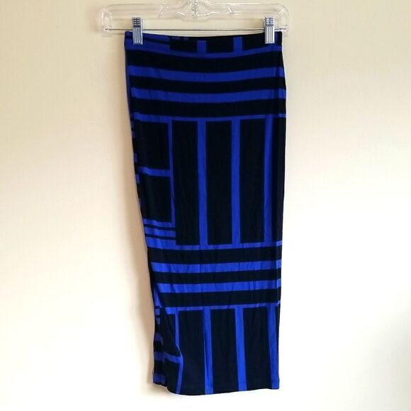 Asos Midi Black Skirt Sz 1 - Picture 2 of 6